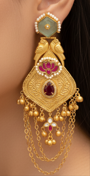 Adaa Leaf Earrings