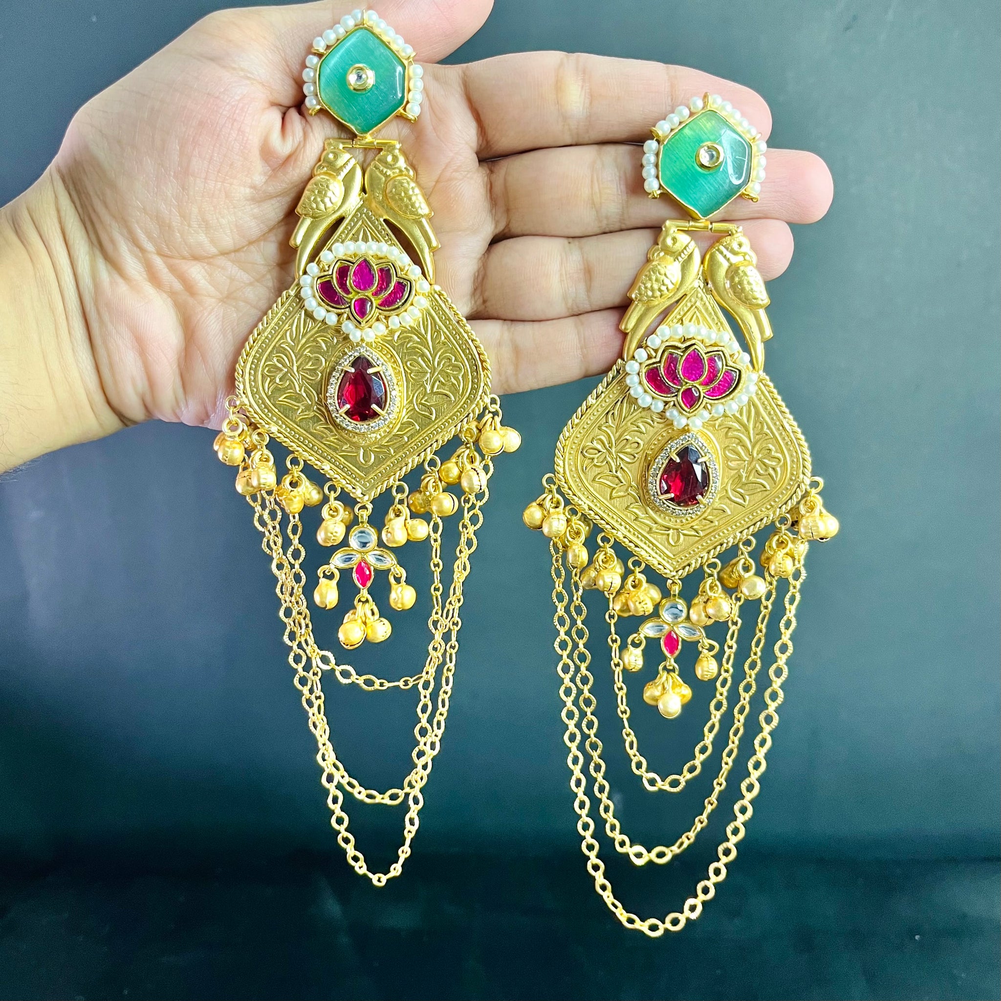 Adaa Leaf Earrings