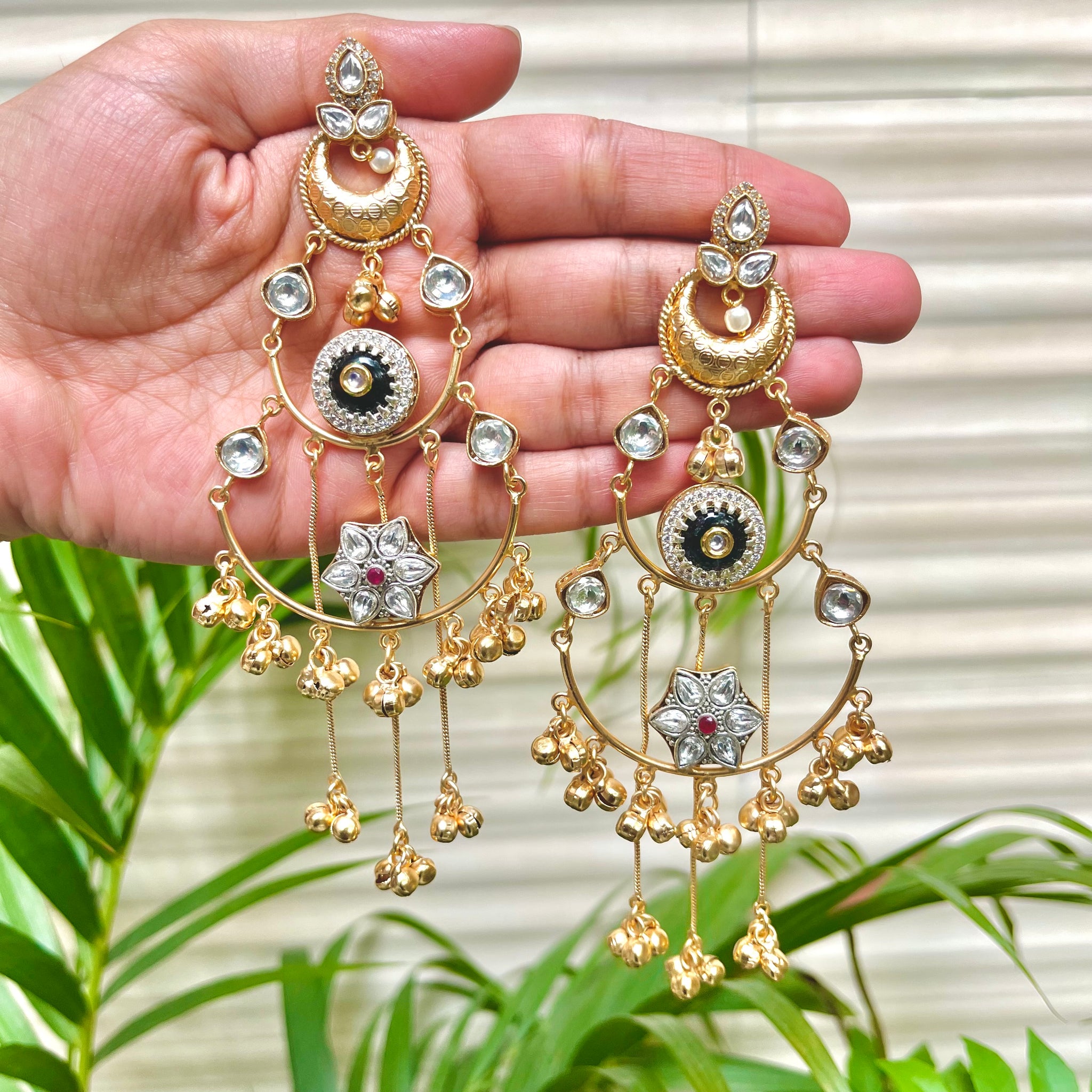 Alaya Chandbali-Emerald