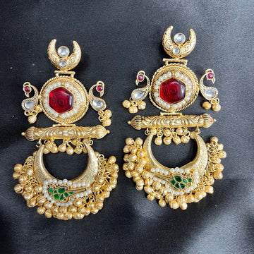 AMRAPALI BRASS EARRINGS