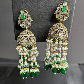 MOISSANITE EMERALD EARRINGS