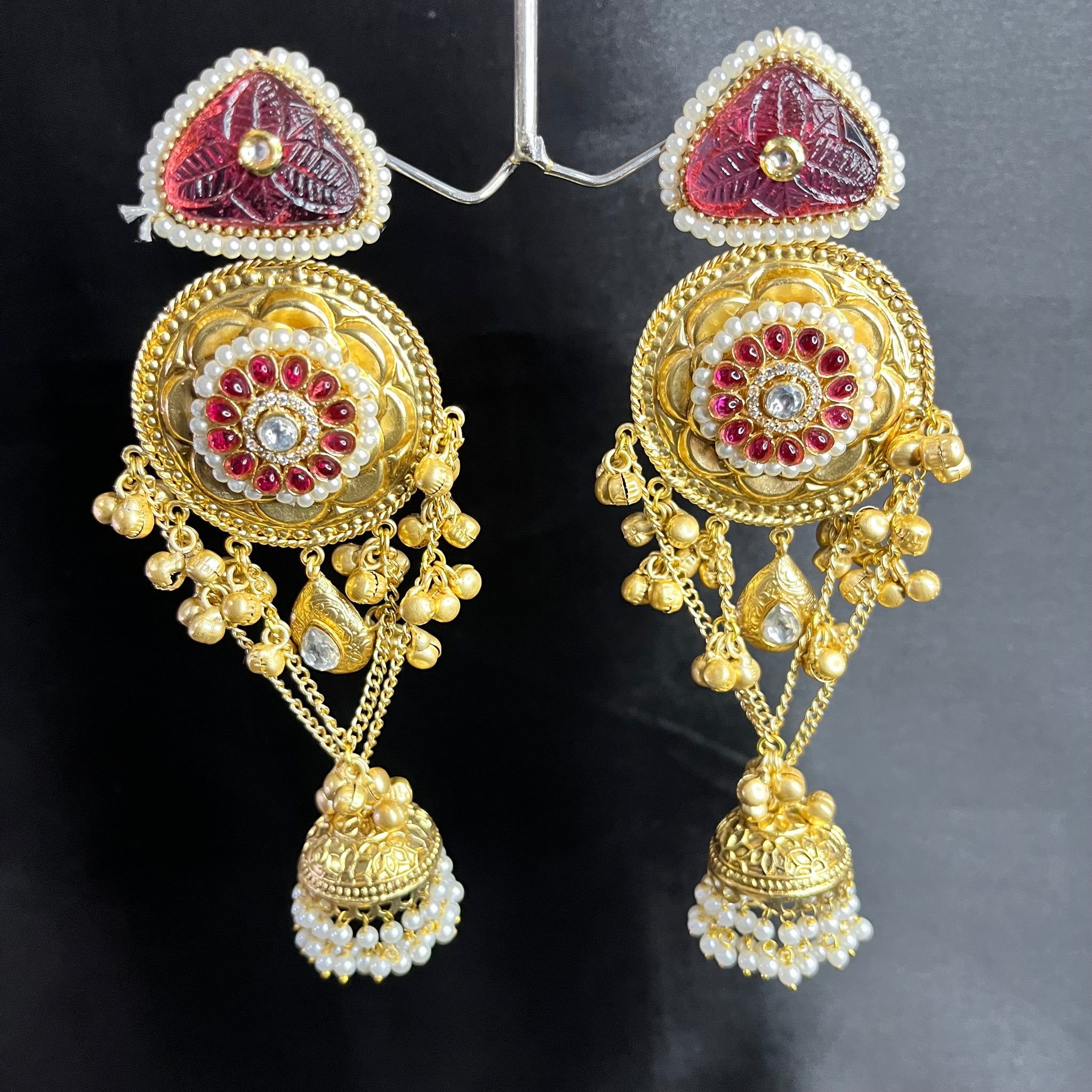 CHAKRA JHUMKI-RUBY