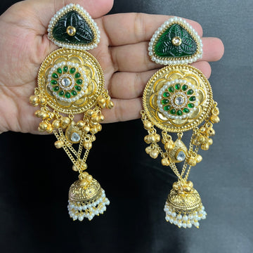 CHAKRA JHUMKI-EMERALD