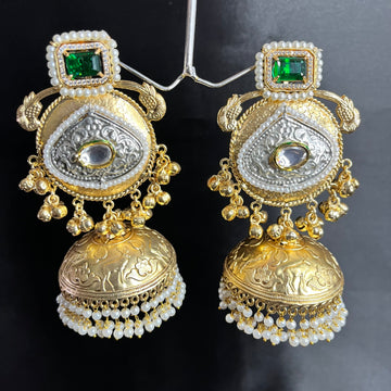 RUHAANI JHUMKA-EMERALD