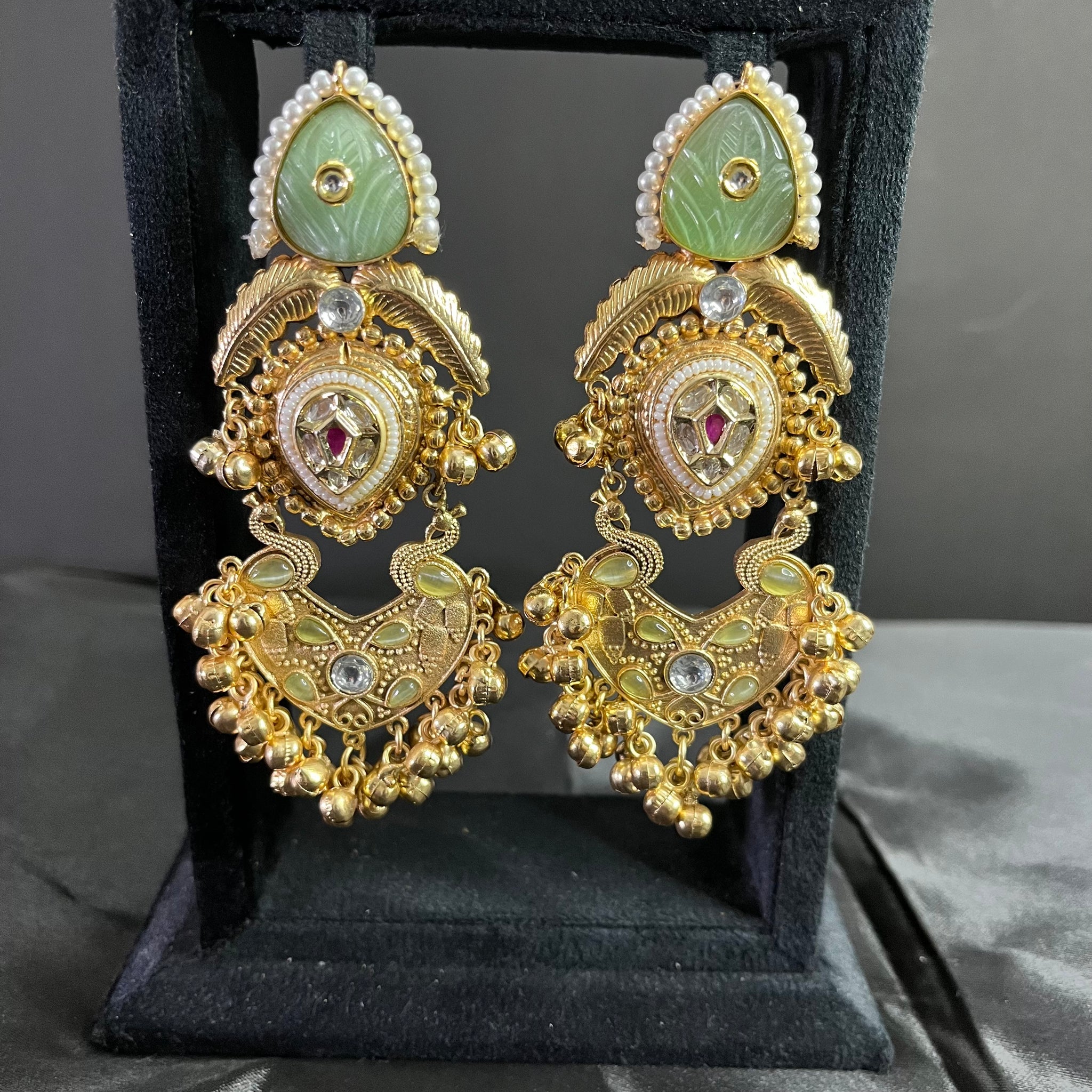 NIYATI MINT GREEN EARRINGS