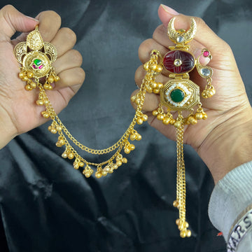 ROOHI KASHMIRI EARRINGS-RUBY