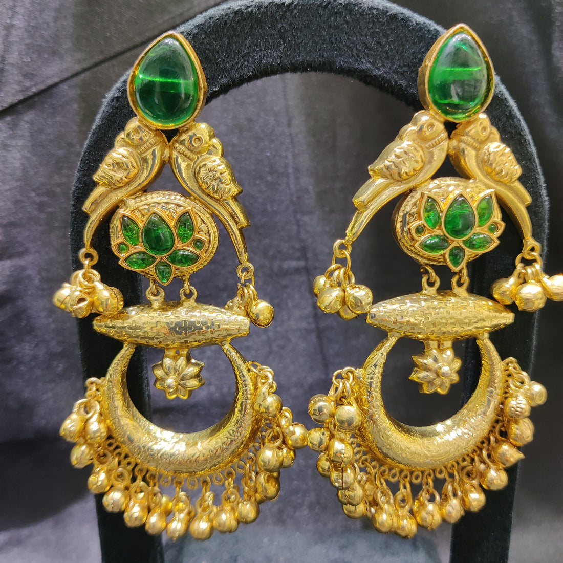 SUMERA GREEN EARRINGS