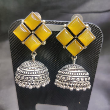 NATURAL STONE JHUMKI