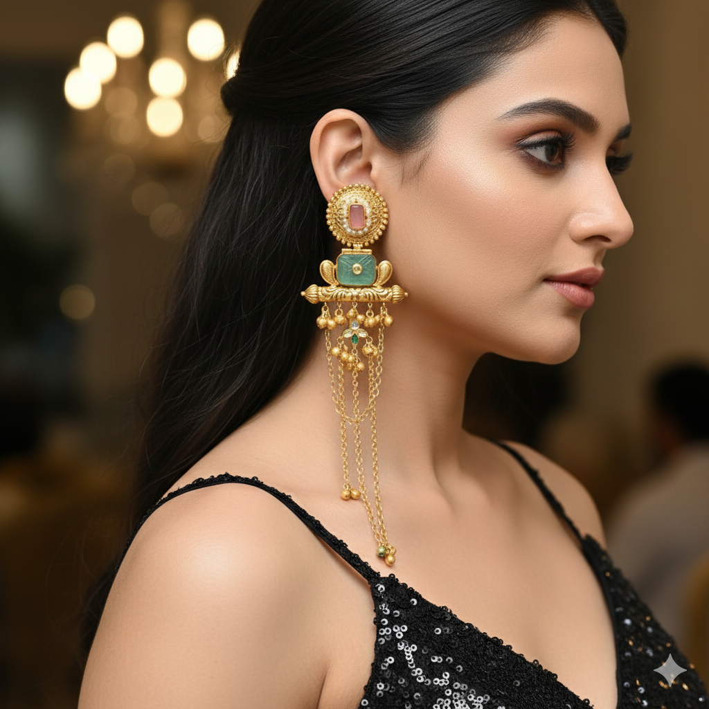 Aafra Kashmiri Earrings