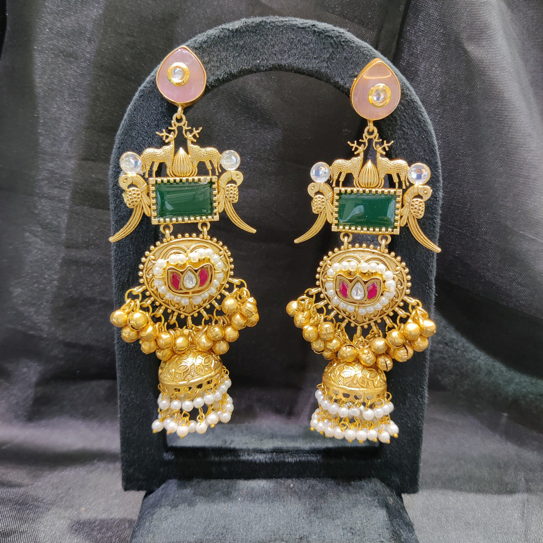 TAMANNA GREEN EARRINGS