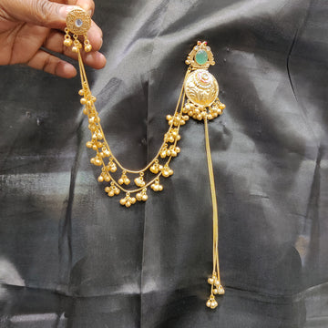 ARADHYA KASHMIRI MINT GREEN EARRINGS